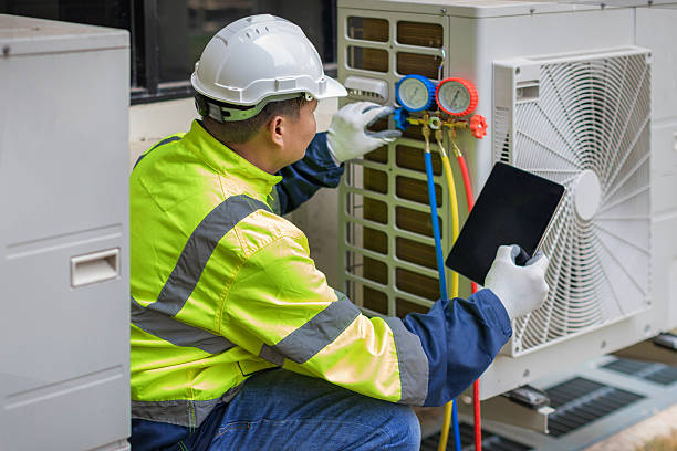 Professional Hvac technician working in Brownsville, PA